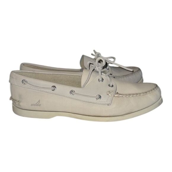 Sperry Authentic Original Boat Shoe Cream Men’s Size 10 main image 5